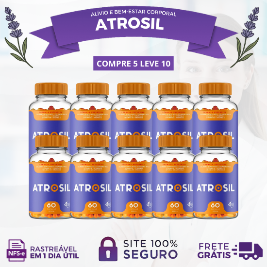 ATROSIL - ALÍVIO E FORTALECIMENTO DAS ARTICULAÇÕES - PROMOÇÃO OFICIAL (CADA KIT CONTÉM 2 UNIDADES) + FRETE GRÁTIS