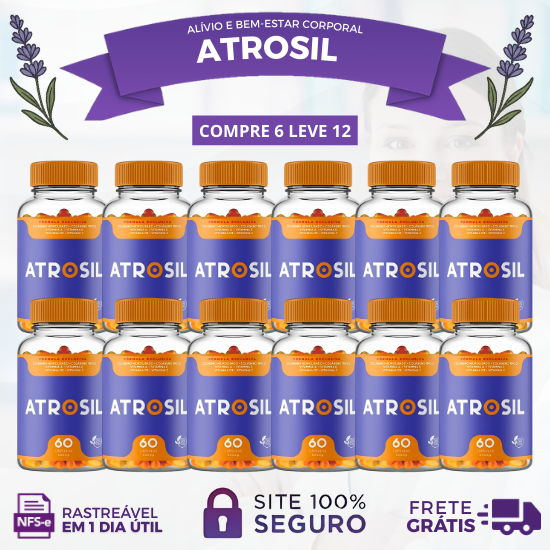 ATROSIL - ALÍVIO E FORTALECIMENTO DAS ARTICULAÇÕES - PROMOÇÃO OFICIAL (CADA KIT CONTÉM 2 UNIDADES) + FRETE GRÁTIS