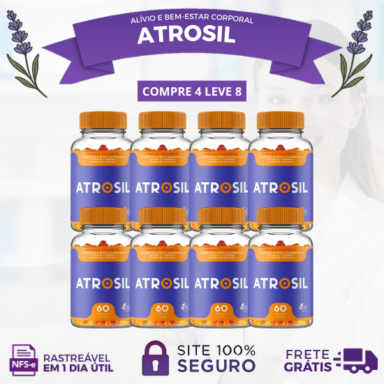 ATROSIL - ALÍVIO E FORTALECIMENTO DAS ARTICULAÇÕES - PROMOÇÃO OFICIAL (CADA KIT CONTÉM 2 UNIDADES) + FRETE GRÁTIS