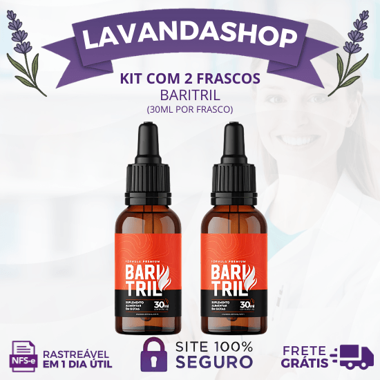 Comprar Baritril original em cápsulas, suplemento natural para emagrecimento e perda de peso.
